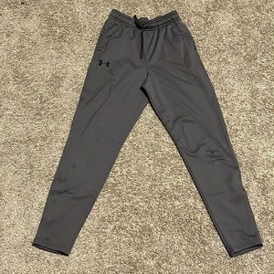 Gray under armour sweatpants